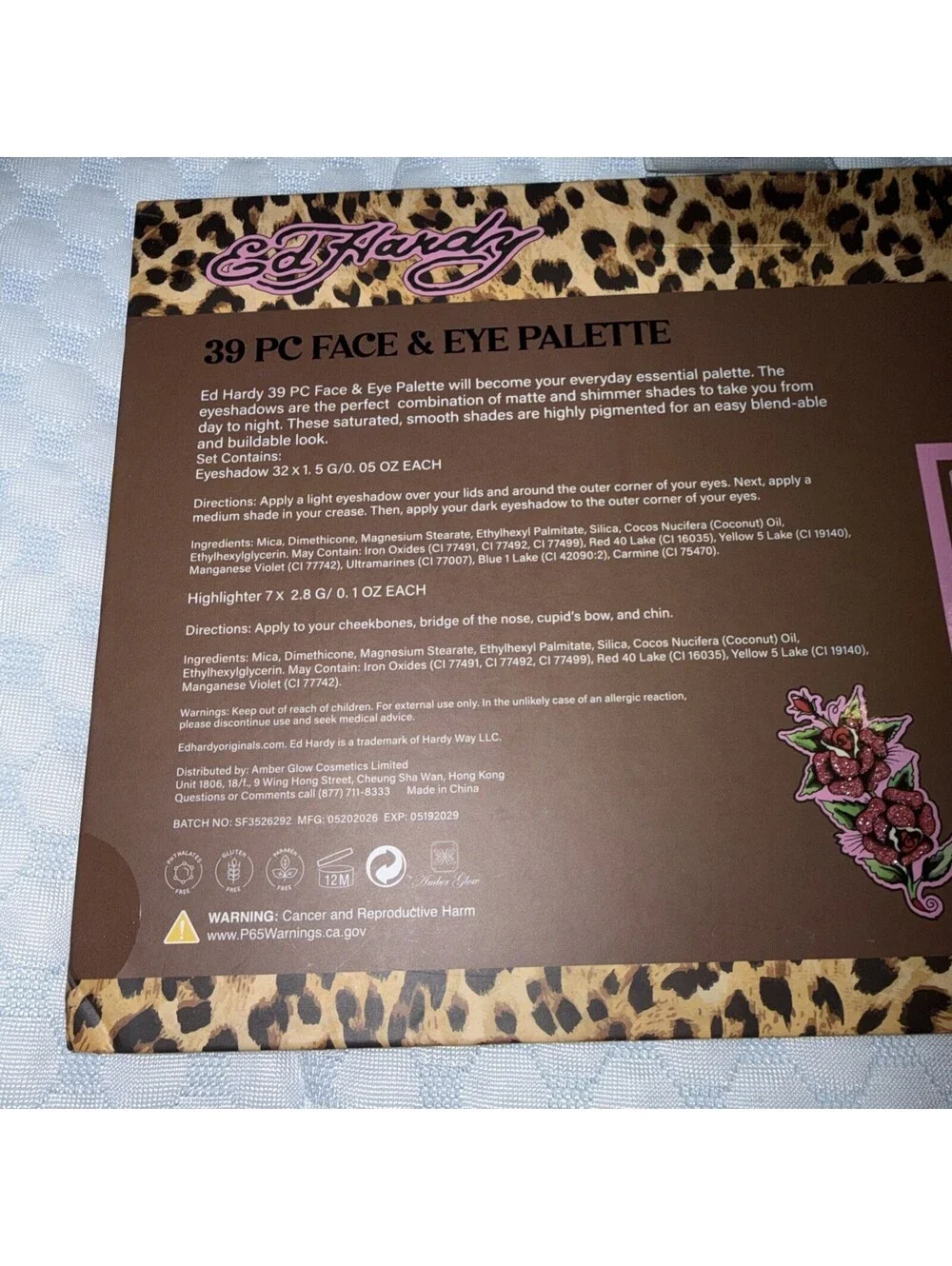 Ed Hardy Dream Girl 39 Piece Face And Eye Palette